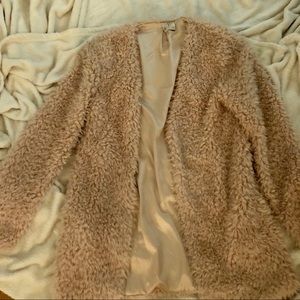 Faux fur jacket